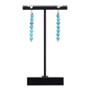 Turquoise Bead Dangle Earrings