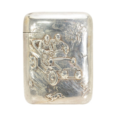 Sterling Racing Automobile Match Safe, Western, Tobacciana, Match Safe