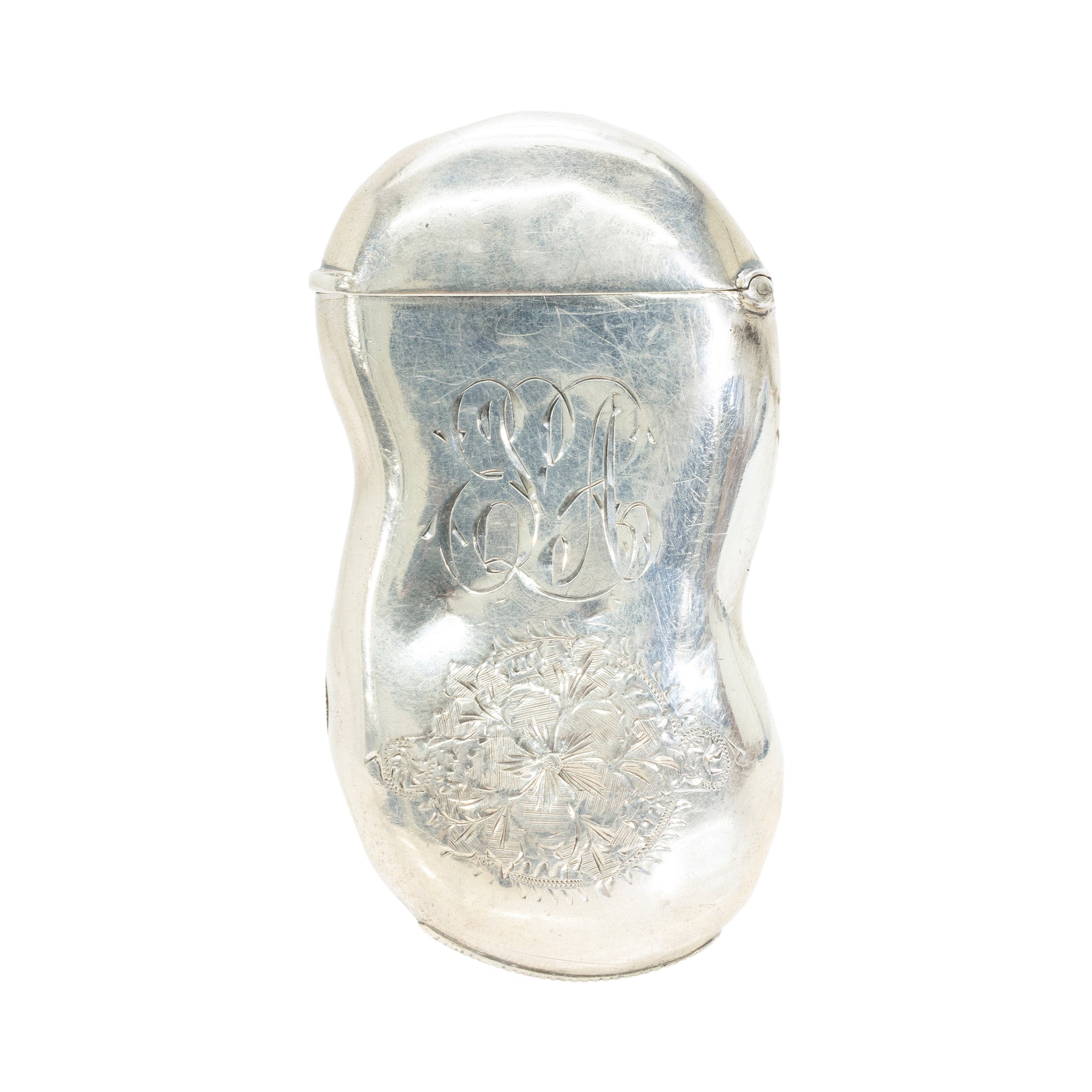Sterling Silver Lady Match Safe