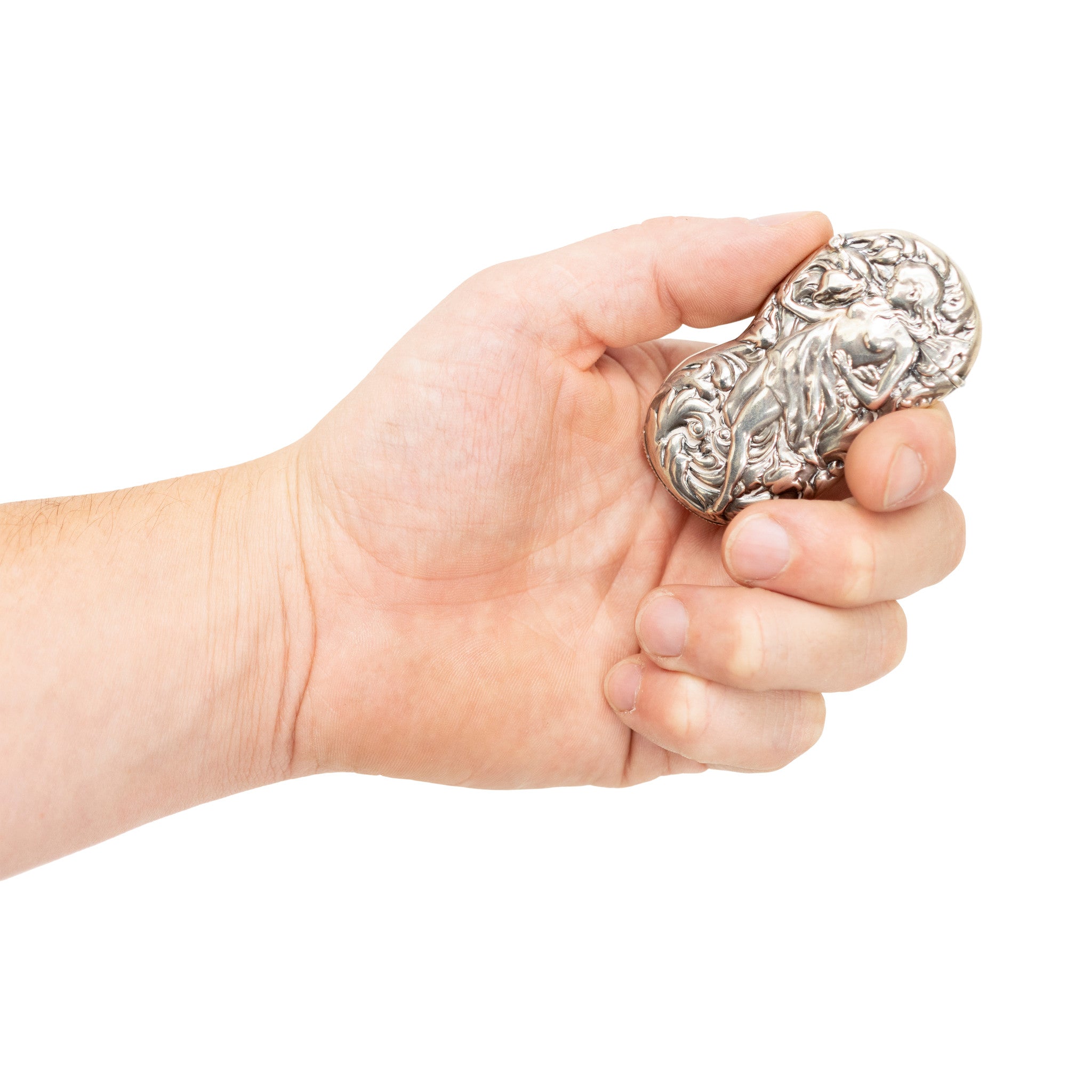 Sterling Silver Lady Match Safe