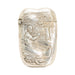 Sterling Silver Match Safe With Man in Canoe, Western, Tobacciana, Match Safe