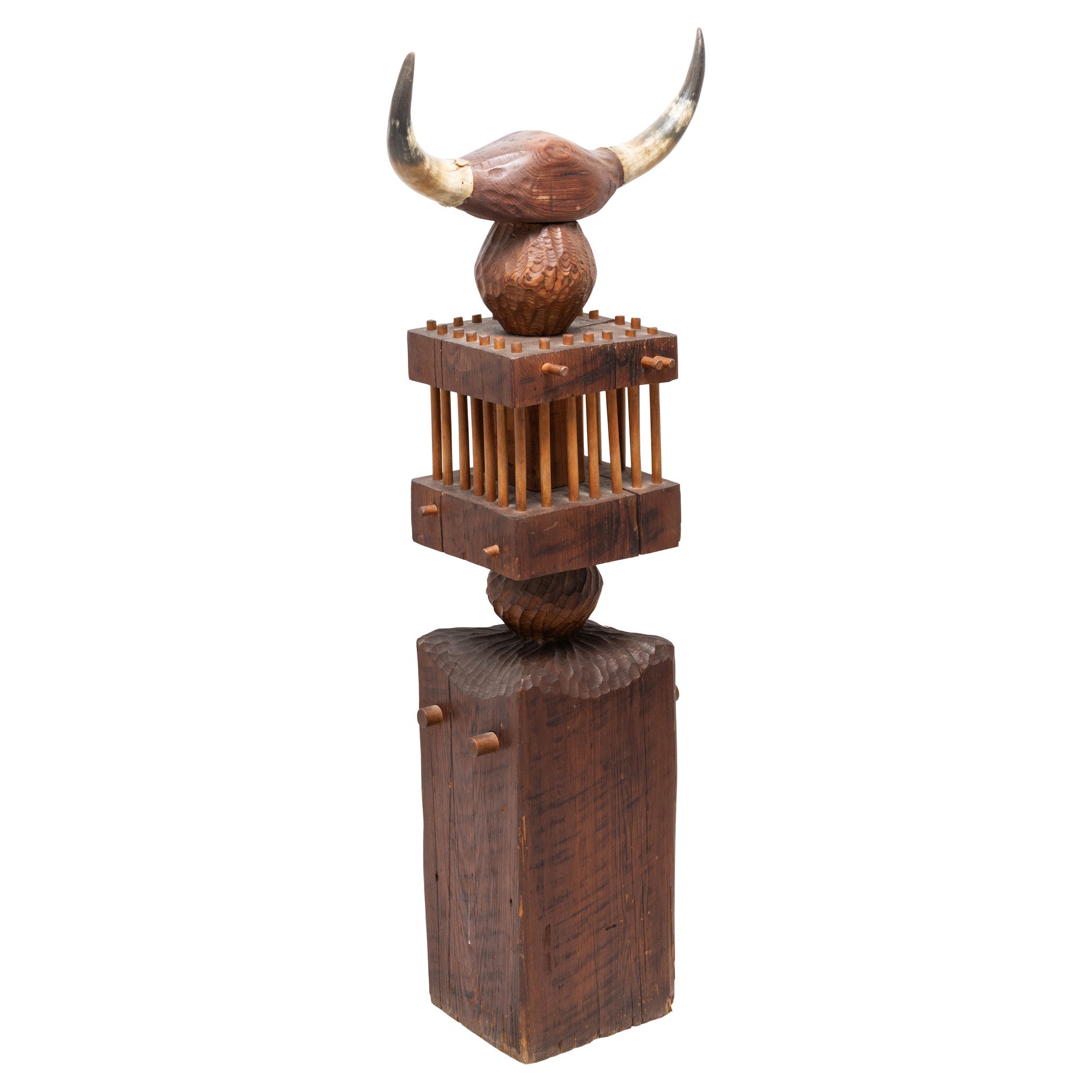 "Spiritual Guide" Folk Art Totem