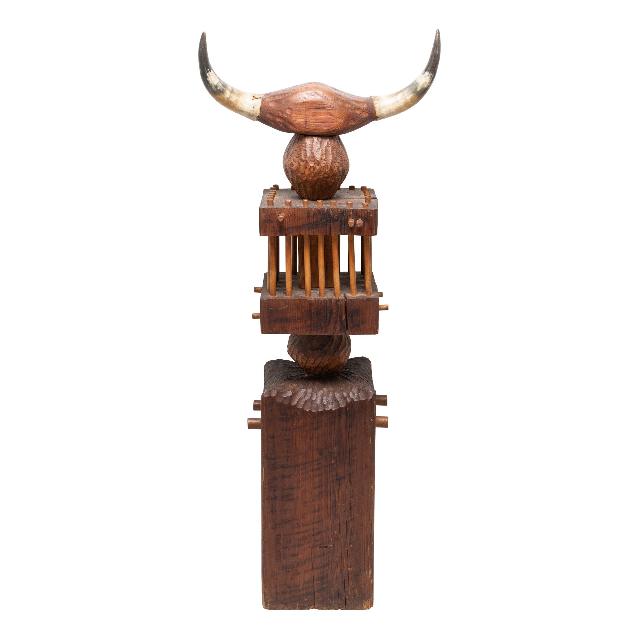 "Spiritual Guide" Folk Art Totem