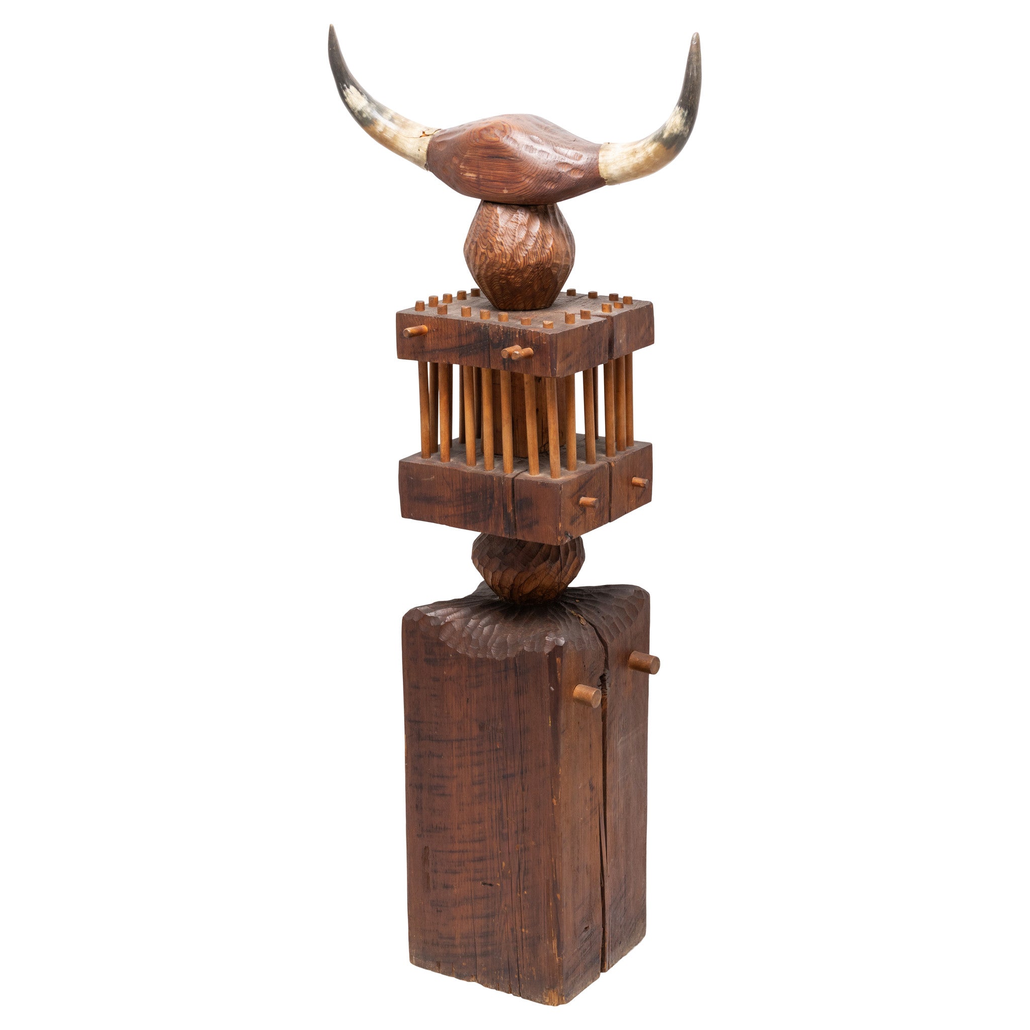 "Spiritual Guide" Folk Art Totem