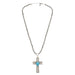 Tommy Singer Turquoise Cross Necklace, Jewelry, Necklace, Native
