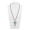 Tommy Singer Turquoise Cross Necklace