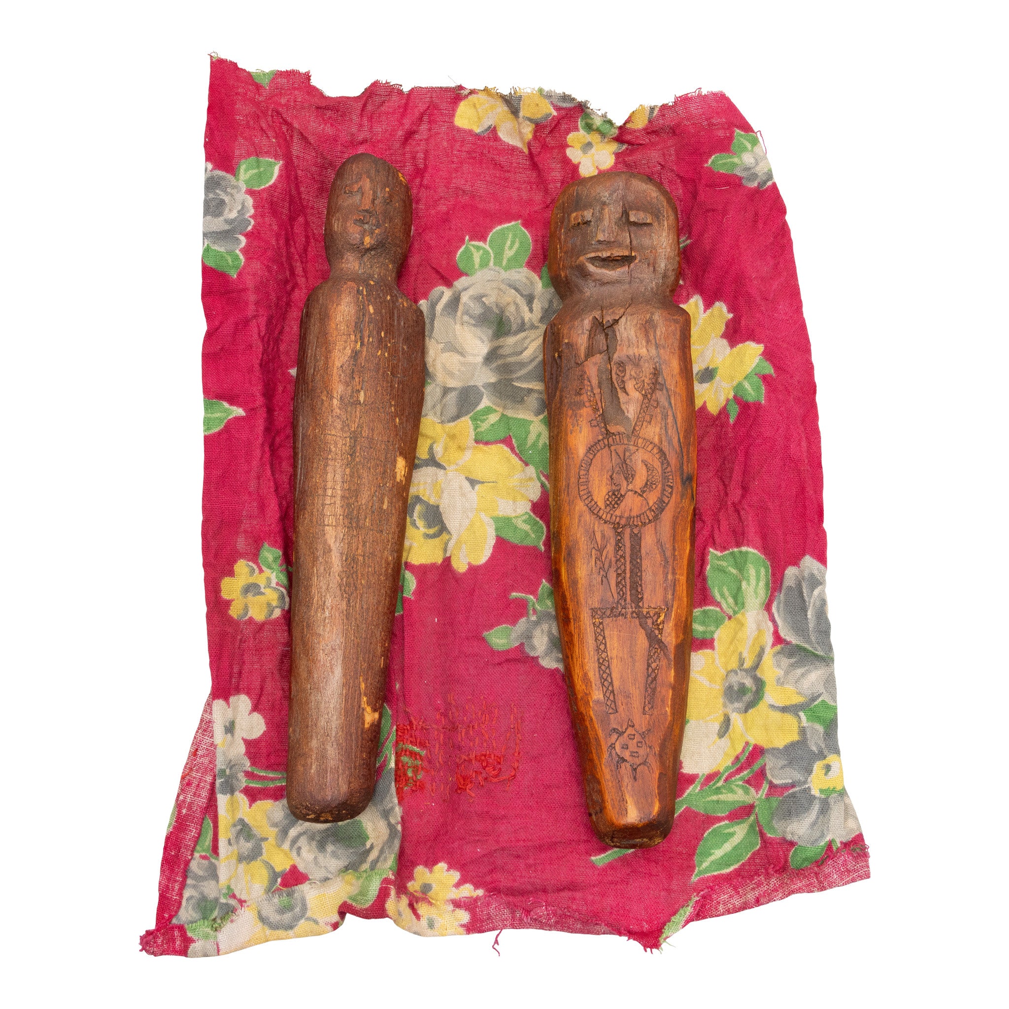 Pair Chippewa Midi Dolls