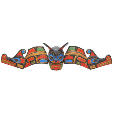 Kwakiutl Wolf Mask by Jimmy Joseph, Native, Carving, Mask