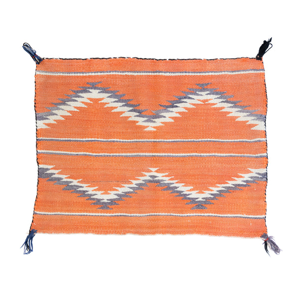 Navajo Transitional Saddle Blanket, Native, Weaving, Single Saddle Blanket