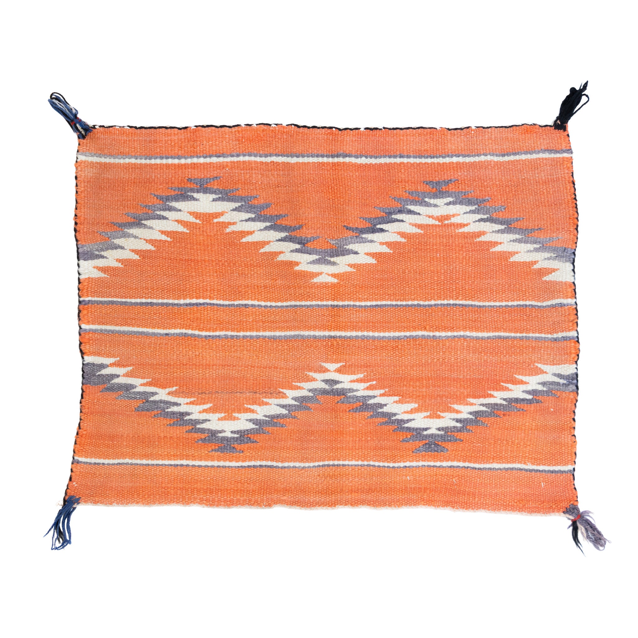 Navajo Transitional Saddle Blanket, Native, Weaving, Single Saddle Blanket