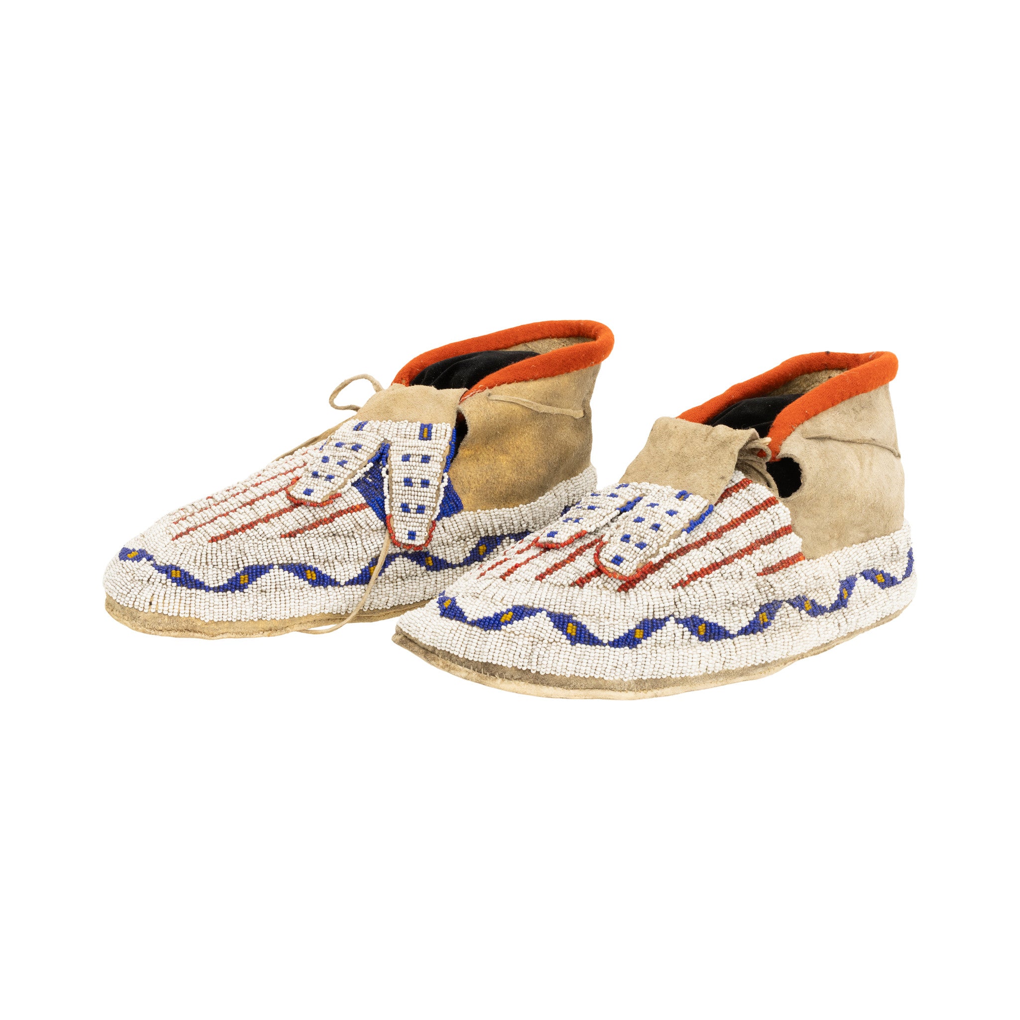 Lakota Sioux Moccasins, Native, Garment, Moccasins