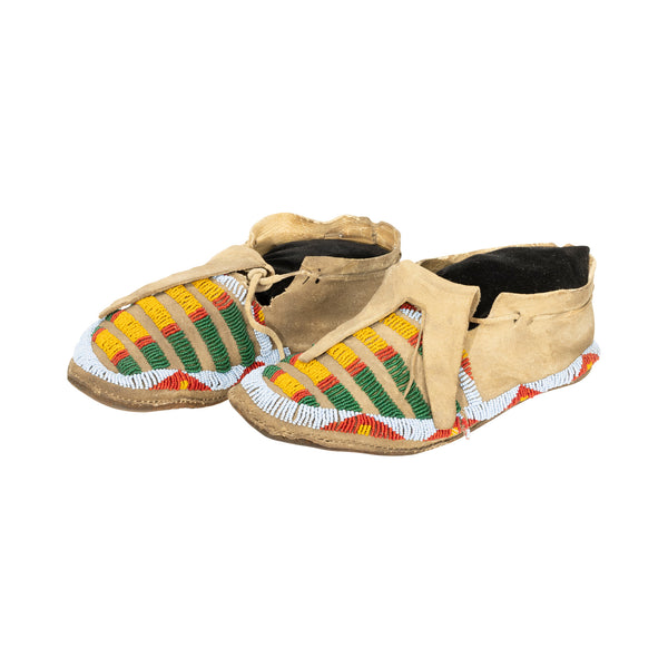 Sioux Moccasins, Native, Garment, Moccasins