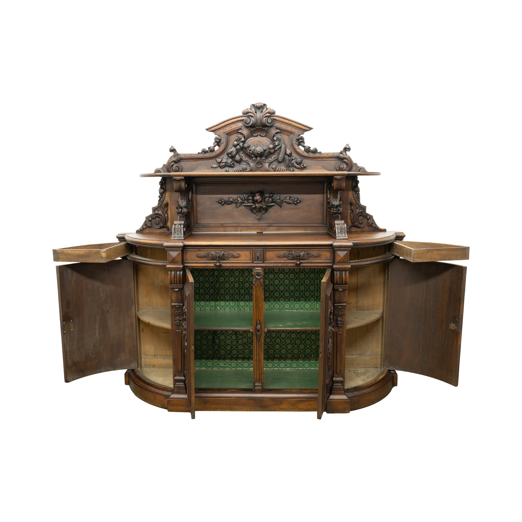 French Walnut Harvest Sideboard