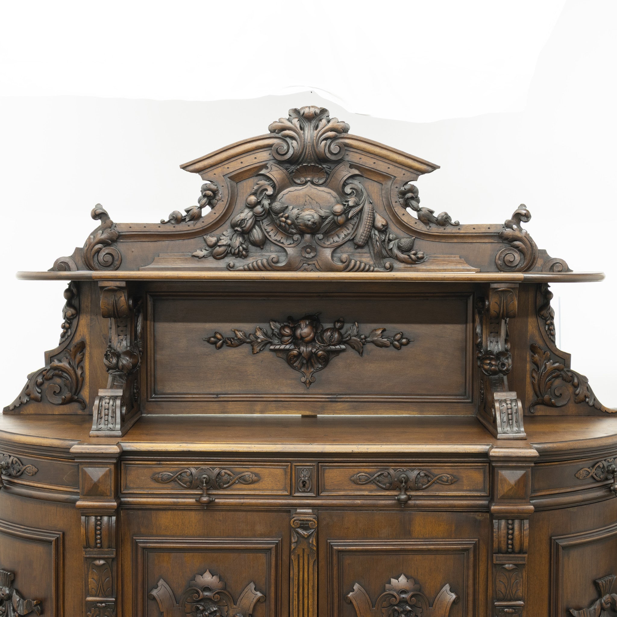 French Walnut Harvest Sideboard