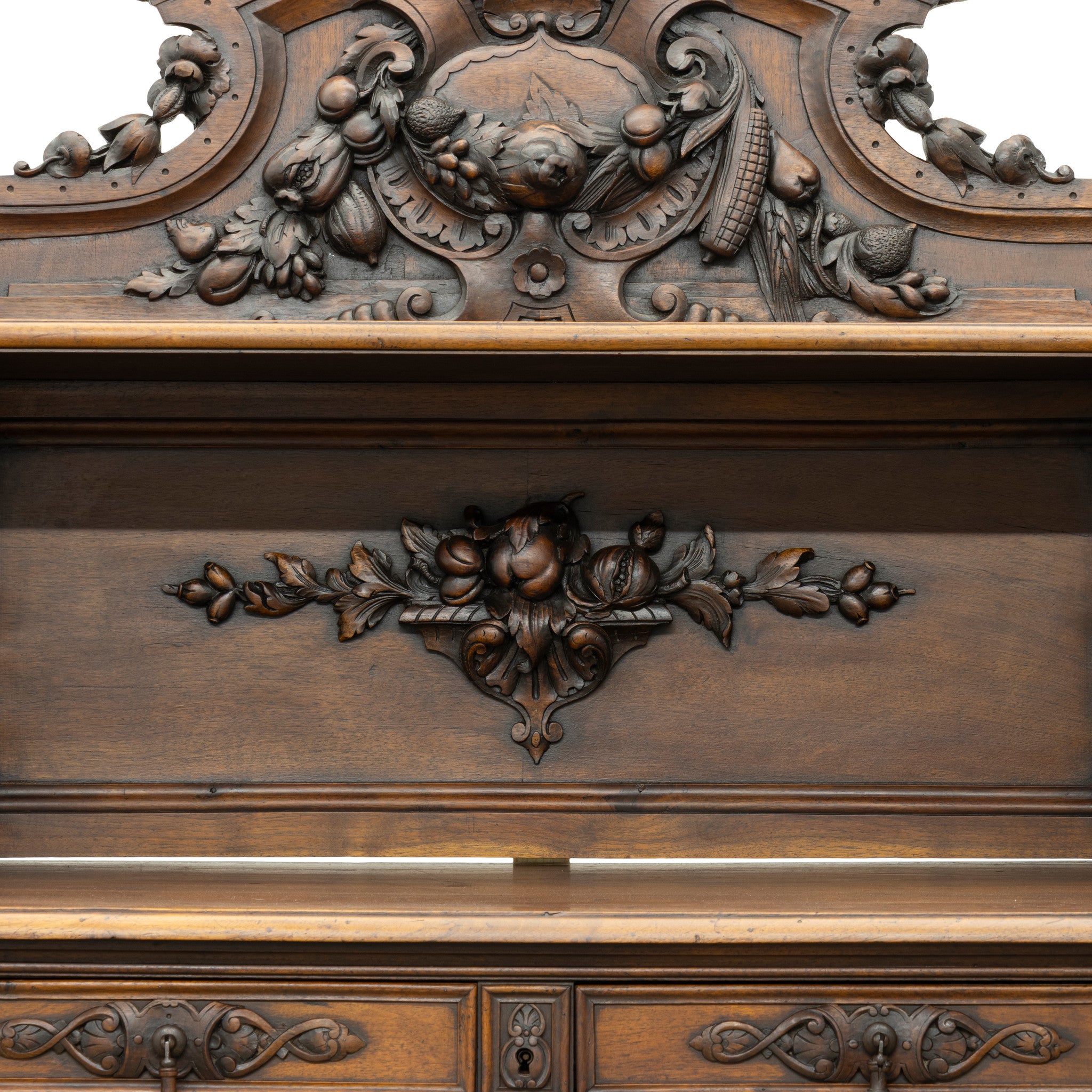 French Walnut Harvest Sideboard