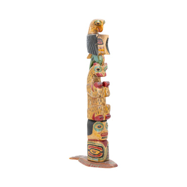 Tsimshian Totem Attributed to Eli Tait, Native, Carving, Totem Pole