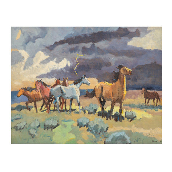 Prairie Storm by Sheryl Bodily, Fine Art, Painting, Western