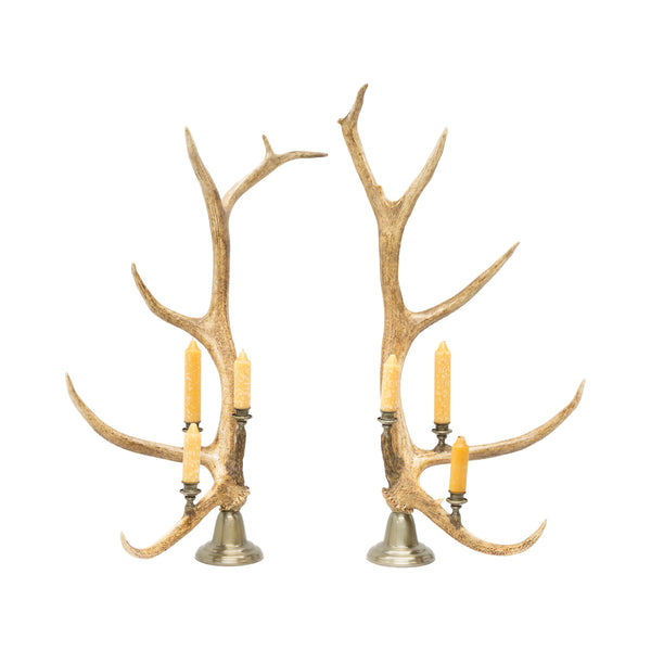Elk Candelabras, Furnishings, Decor, Candle Holder