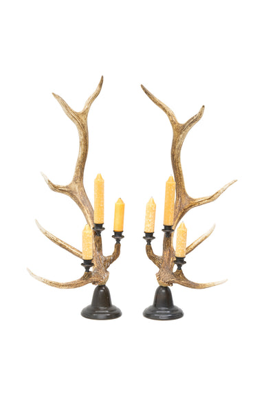 Elk Candelabras, Furnishings, Decor, Candle Holder