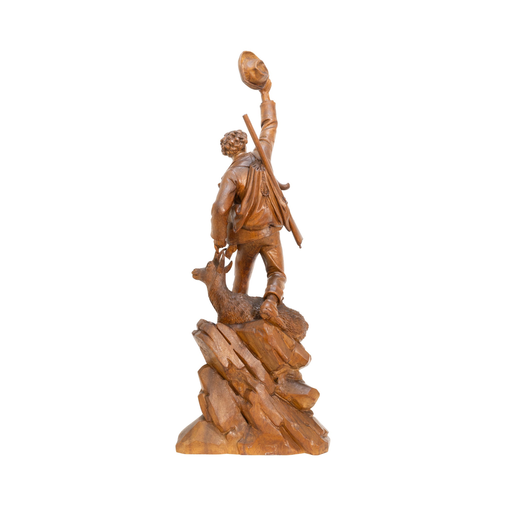 Huntsman Carving Attributed to Johann Huggler