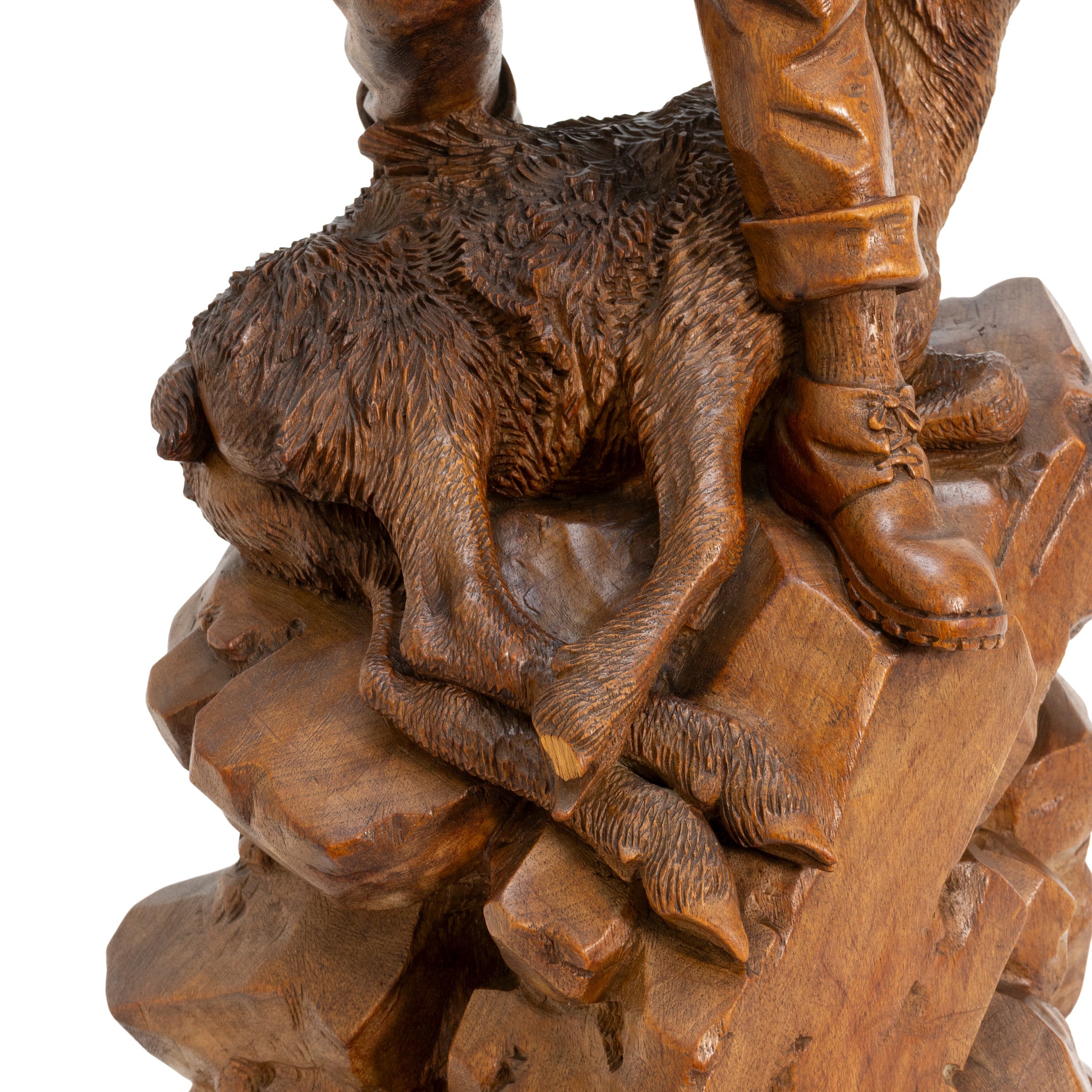 Huntsman Carving Attributed to Johann Huggler