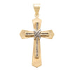 14K Diamond Cross Pendant, Jewelry, Necklace, Estate