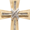 14K Diamond Cross Pendant