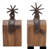 Mounted Mexican Spurs