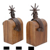 Mounted Mexican Spurs