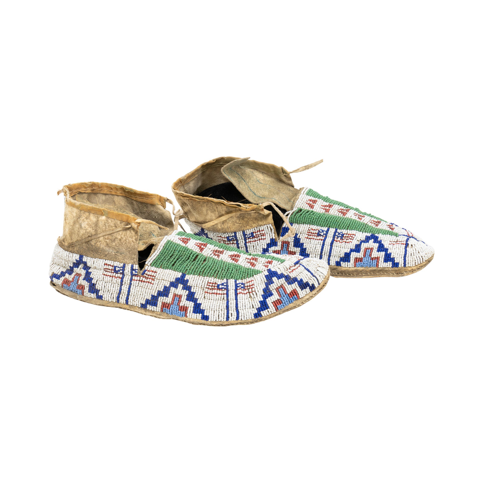 Sioux Patriotic Moccasins