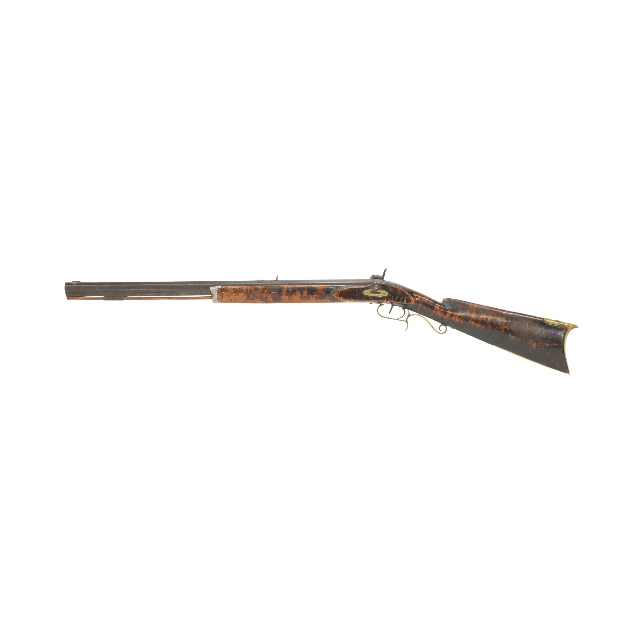 Antique American Half-Stock Percussion Rifle