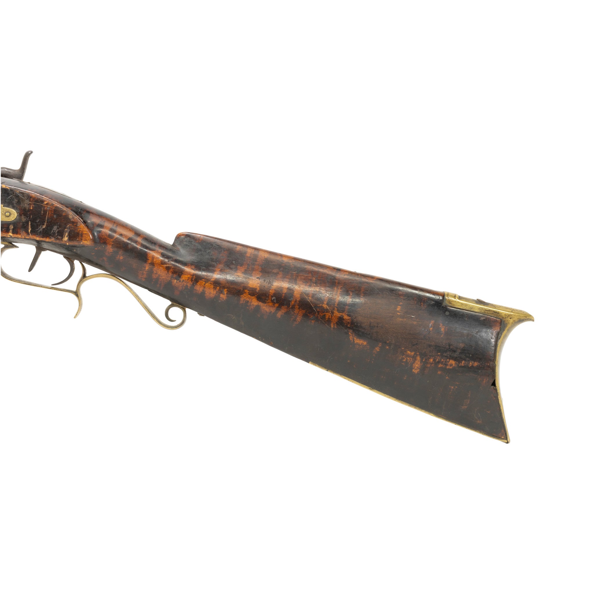 Antique American Half-Stock Percussion Rifle