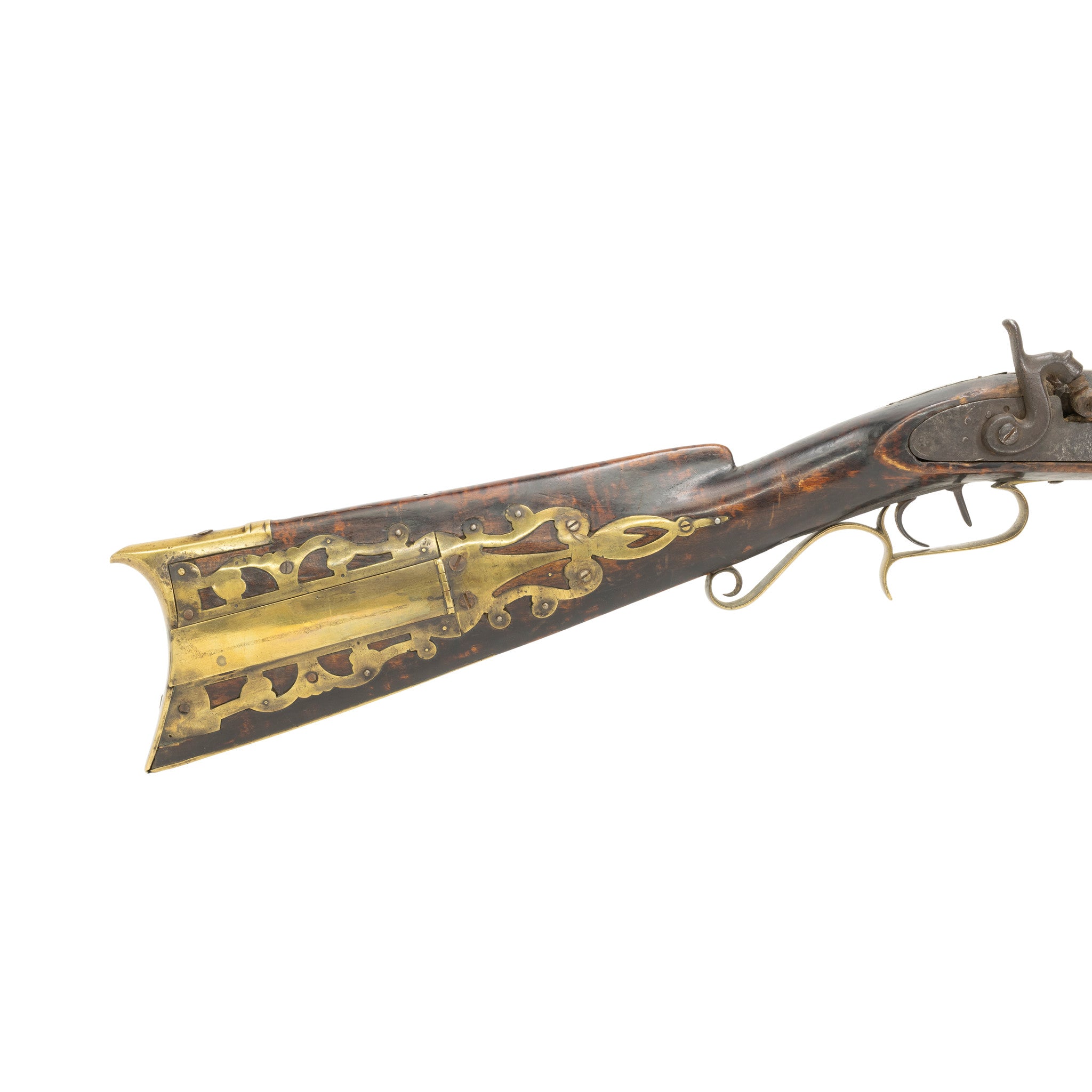 Antique American Half-Stock Percussion Rifle