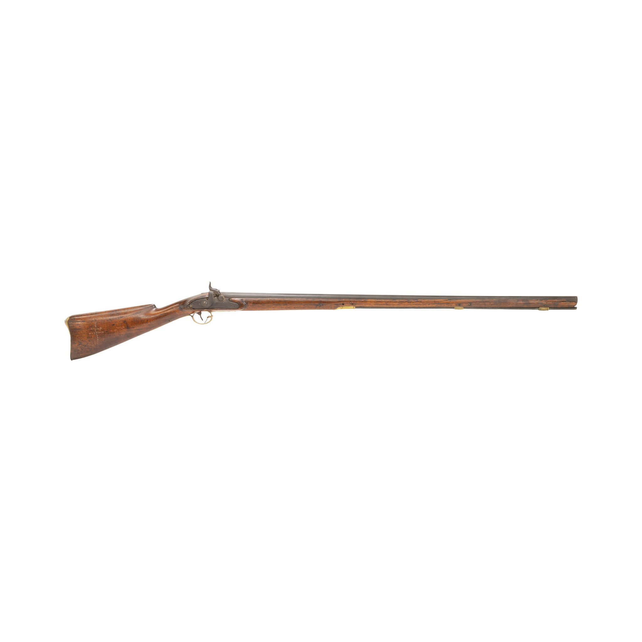 Antique Belgian Percussion Smoothbore Fowler, Firearms, Rifle, Muzzle Loader
