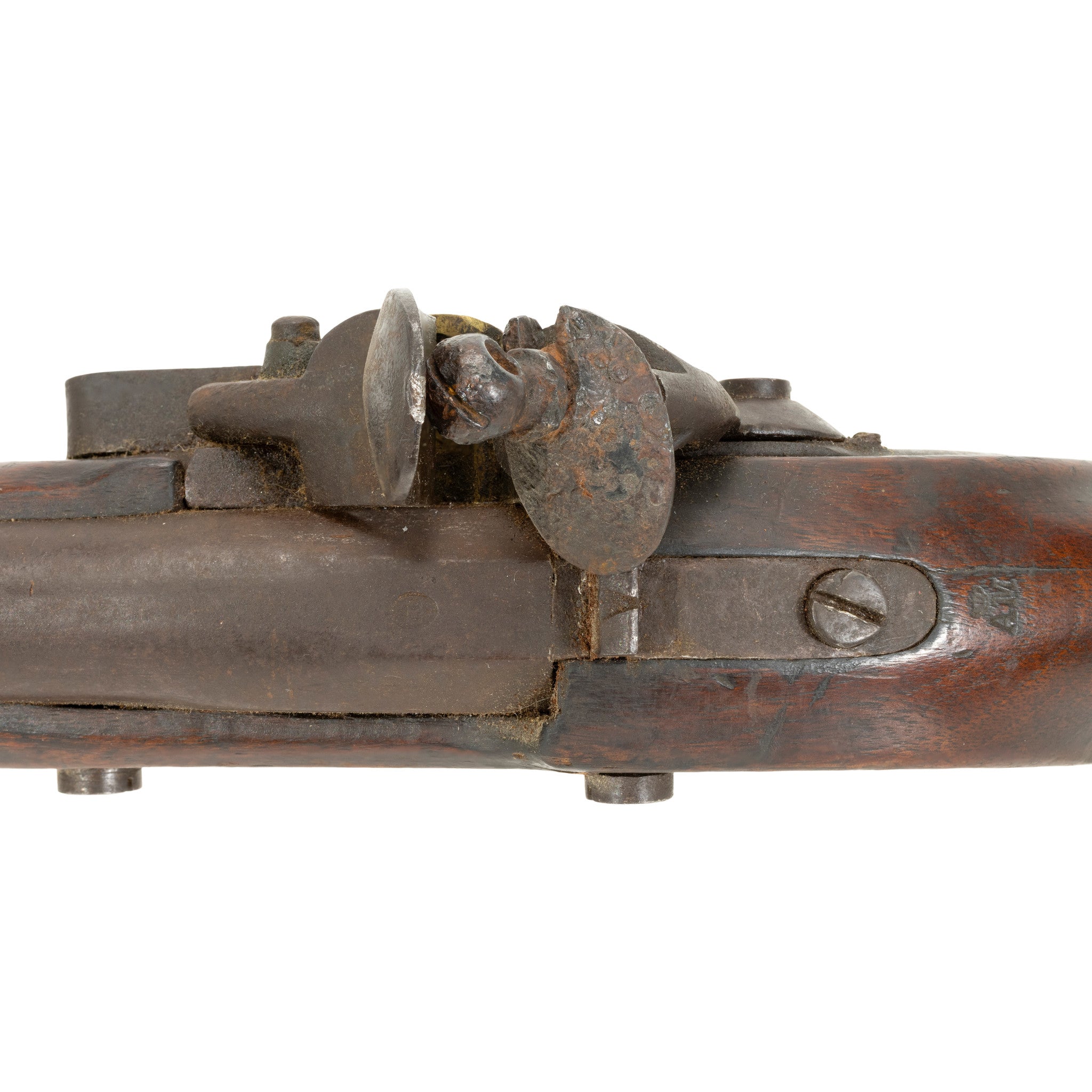 Antique Belgian .69 Caliber Flintlock Smoothbore Musket