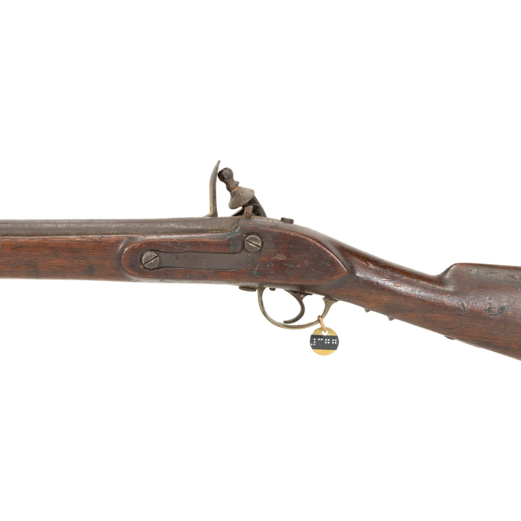 Antique Belgian .69 Caliber Flintlock Smoothbore Musket