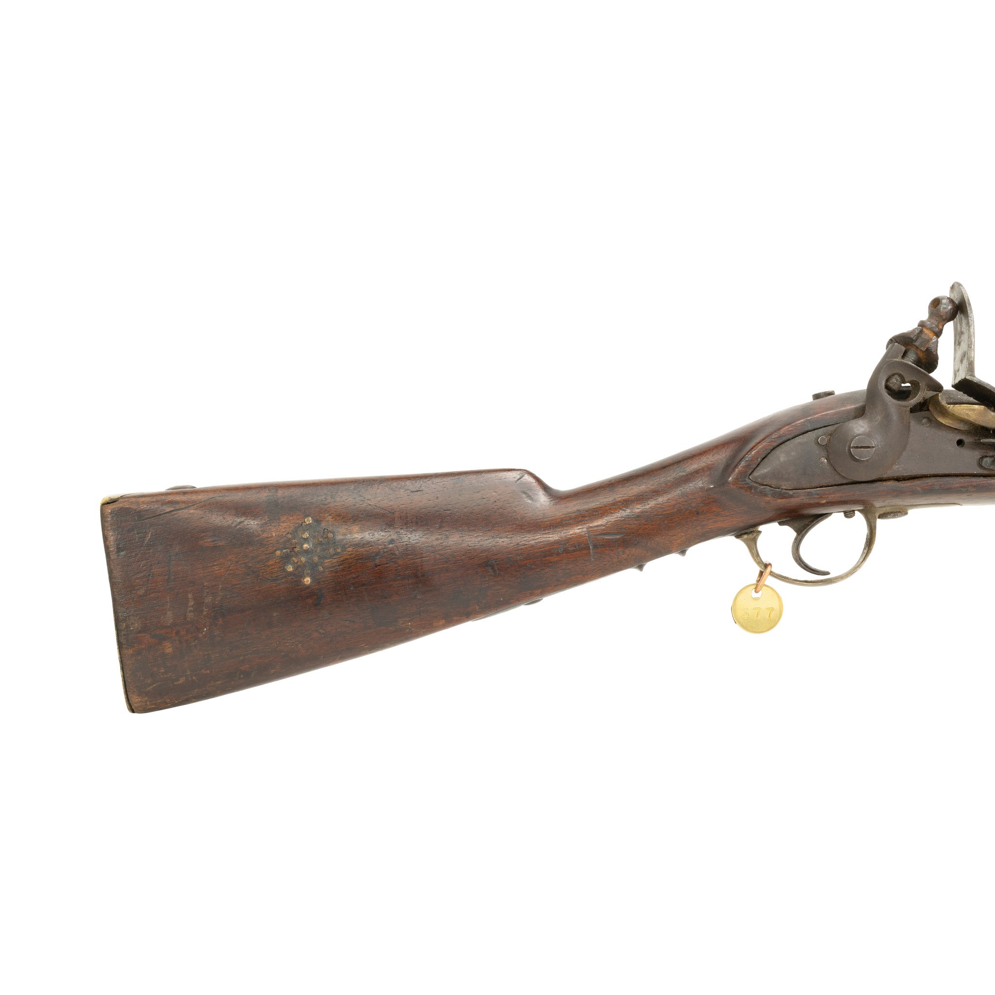 Antique Belgian .69 Caliber Flintlock Smoothbore Musket