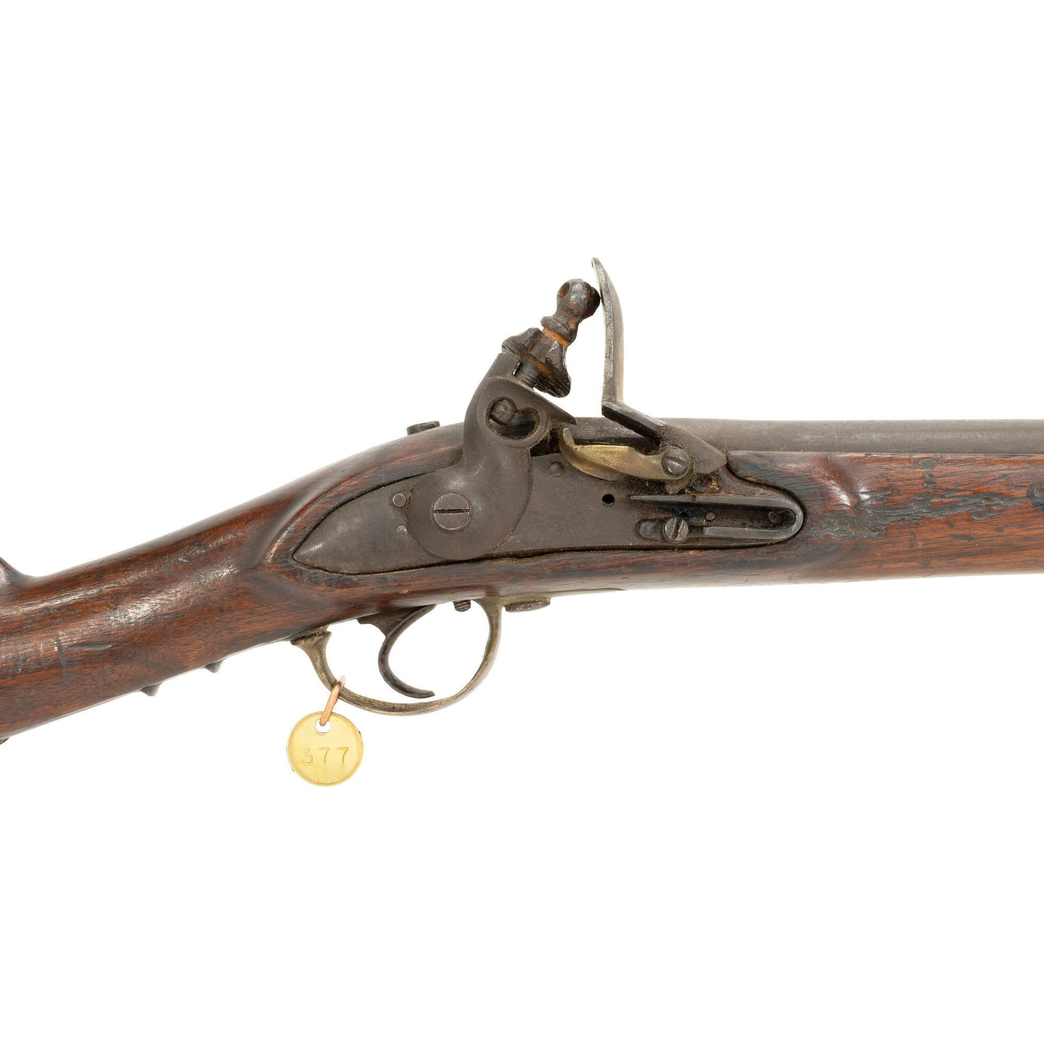 Antique Belgian .69 Caliber Flintlock Smoothbore Musket