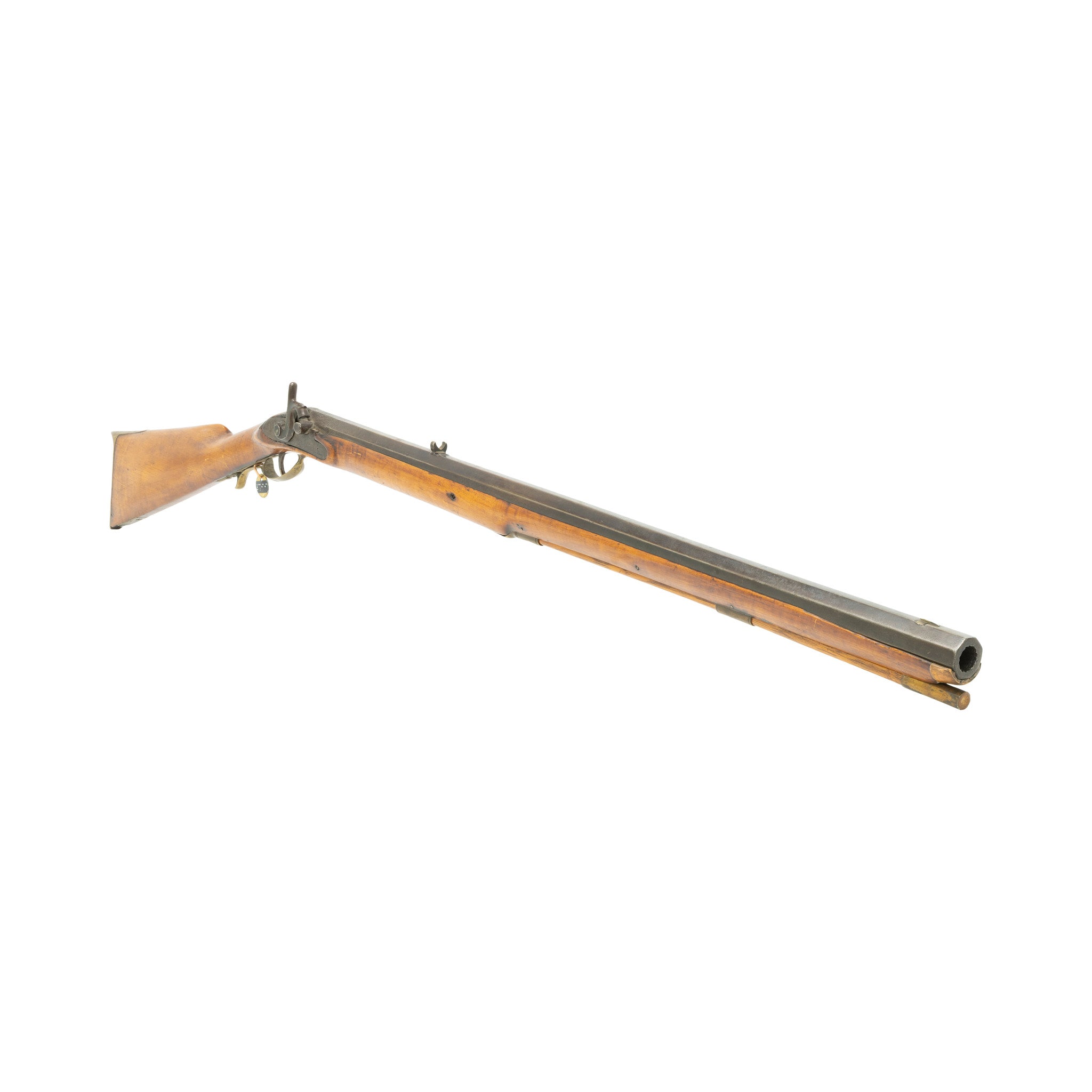 19th Century Kentucky-Style Percussion Rifle, Firearms, Rifle, Muzzle Loader