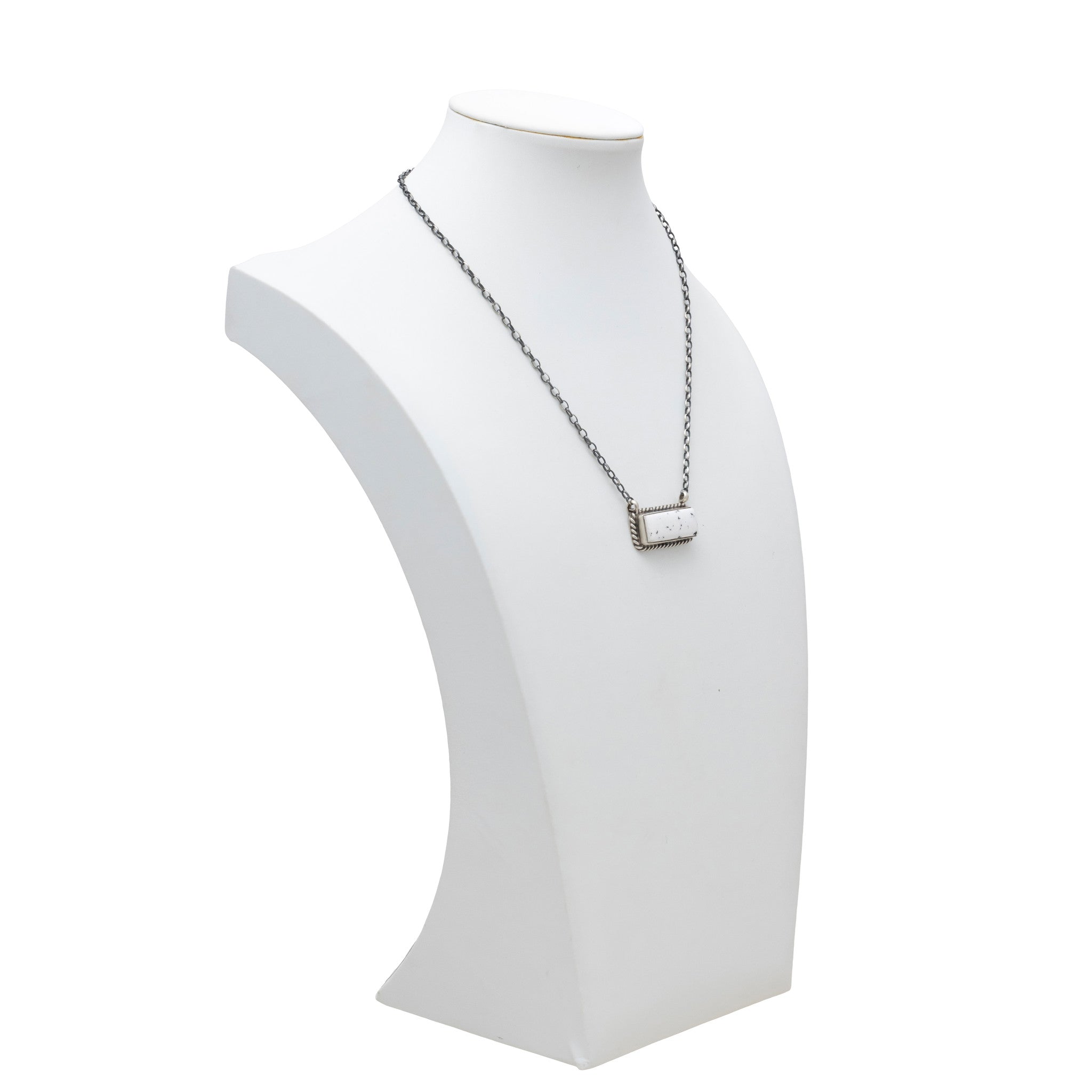 White Buffalo Turquoise Necklace