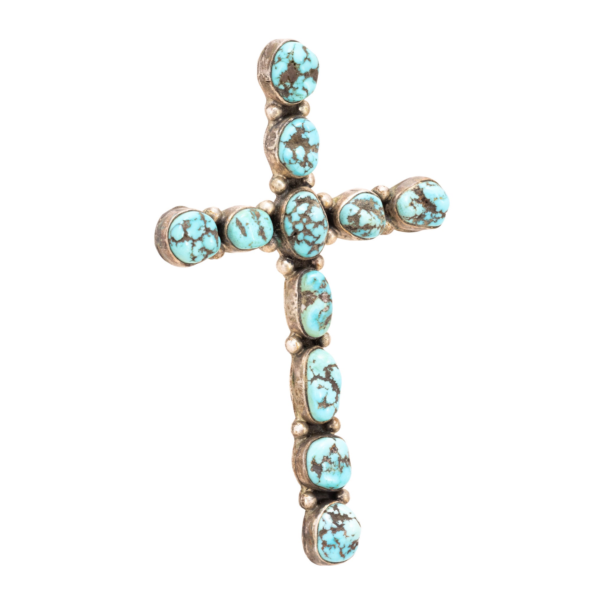 Southwest Turquoise Cross Pendant