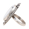 Navajo White Buffalo Turquoise Ring