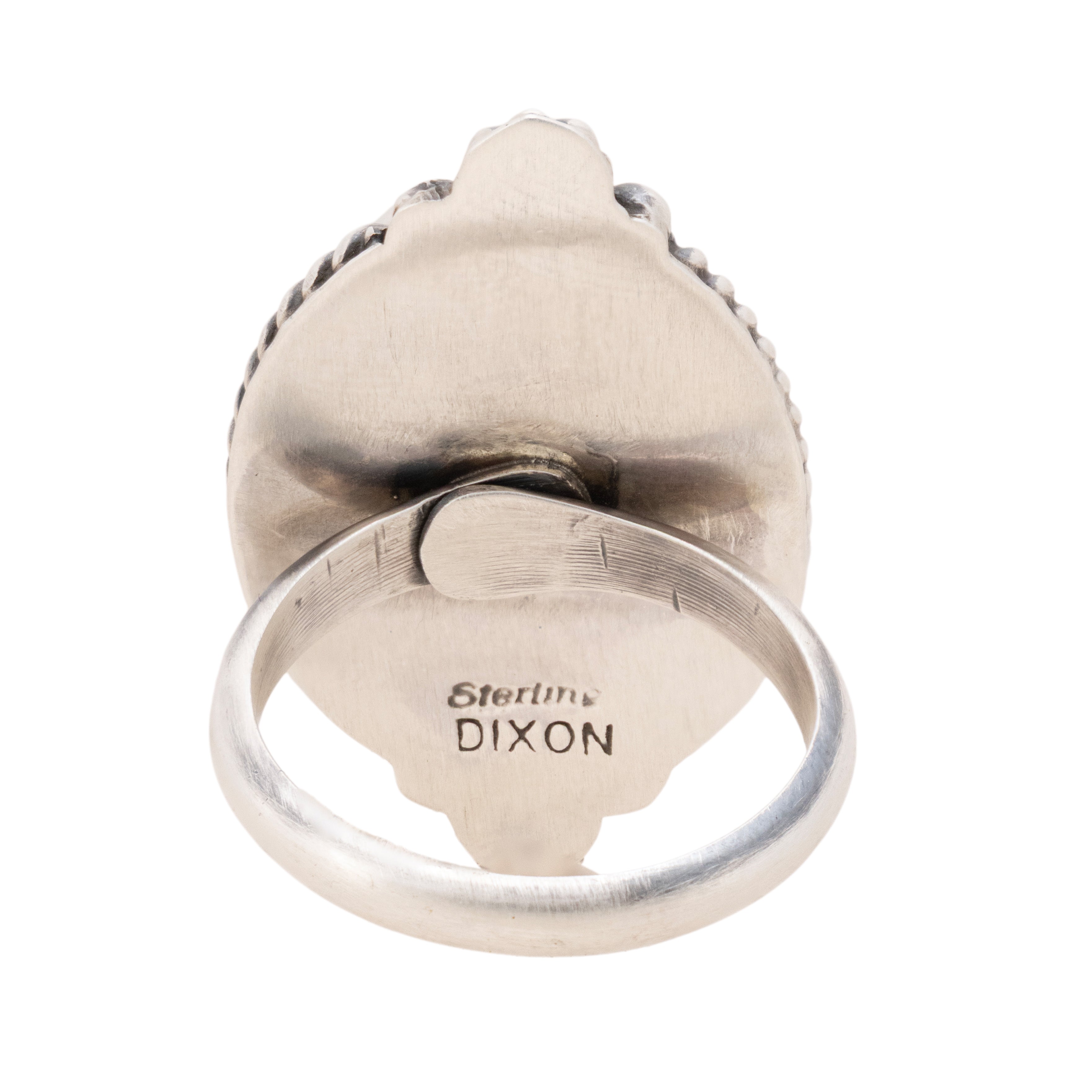 Navajo White Buffalo Turquoise Ring