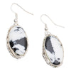Navajo White Buffalo Turquoise Earrings, Jewelry, Earrings, Native