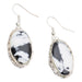 Navajo White Buffalo Turquoise Earrings, Jewelry, Earrings, Native