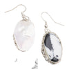 Navajo White Buffalo Turquoise Earrings
