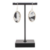 Navajo White Buffalo Turquoise Earrings