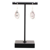 Navajo White Buffalo Turquoise Earrings