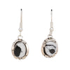 Navajo White Buffalo Turquoise Earrings
