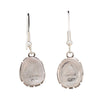 Navajo White Buffalo Turquoise Earrings